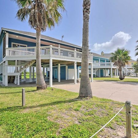 Bright Crystal Beach House, Walk To Coast! Villa Bolivar Peninsula Bagian luar foto