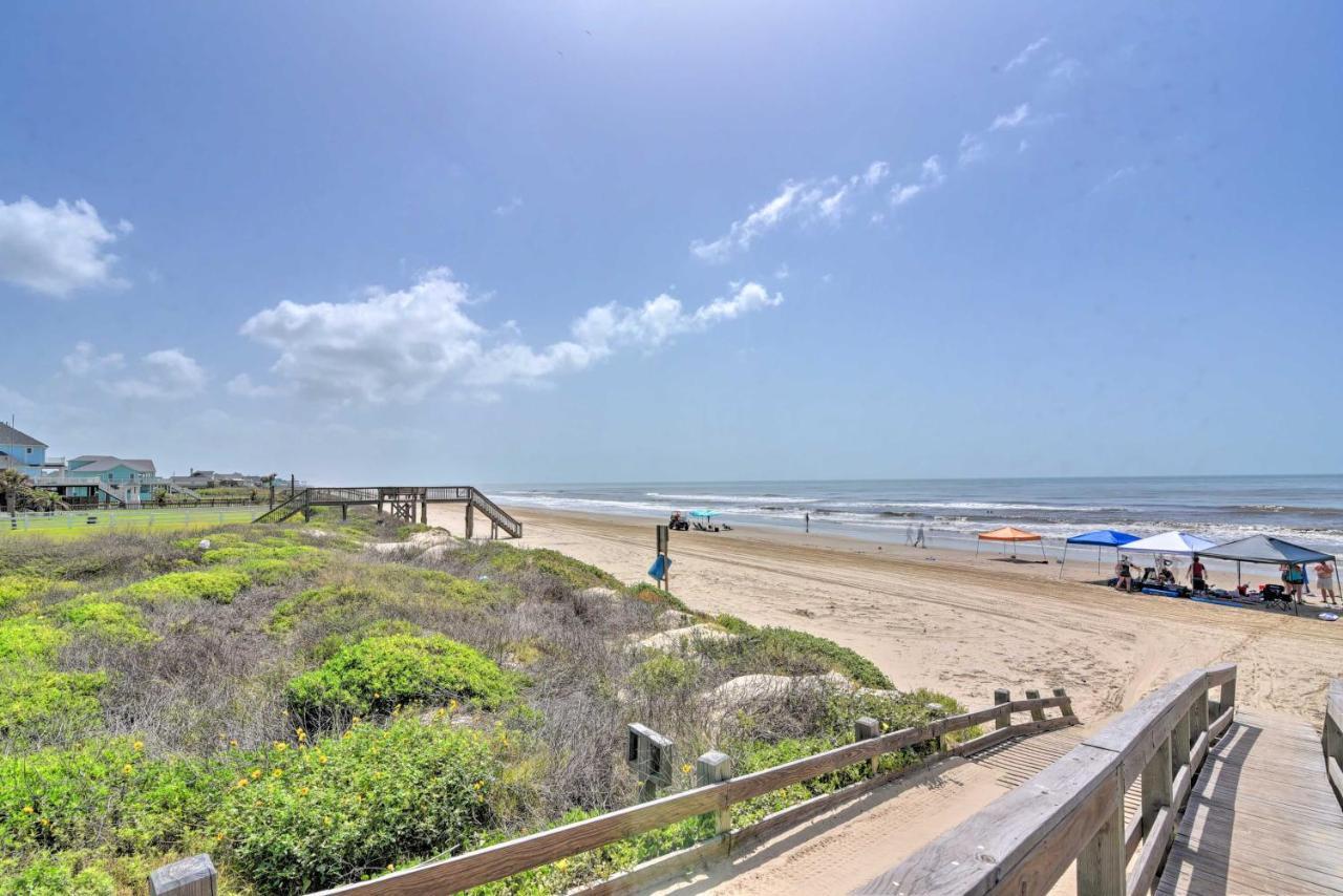 Bright Crystal Beach House, Walk To Coast! Villa Bolivar Peninsula Bagian luar foto