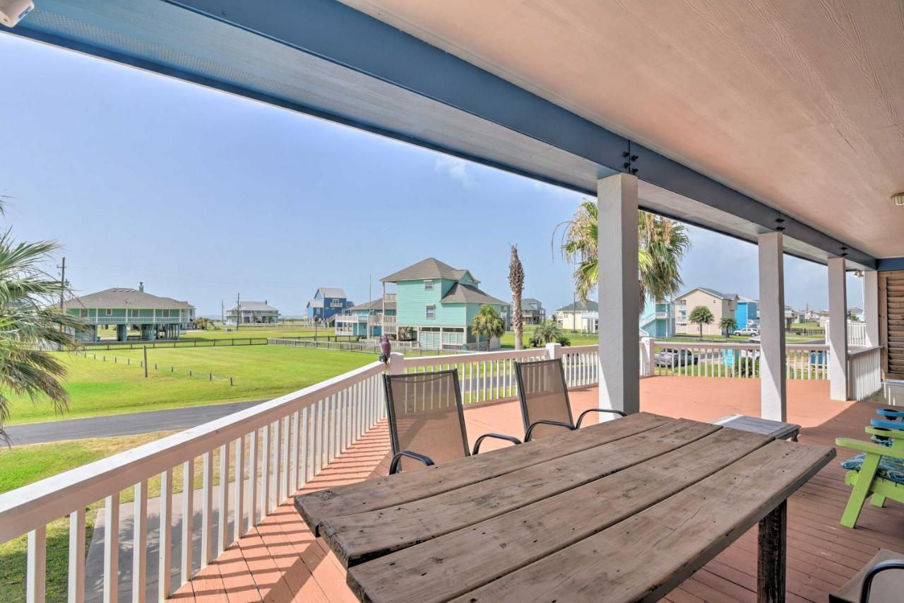 Bright Crystal Beach House, Walk To Coast! Villa Bolivar Peninsula Bagian luar foto